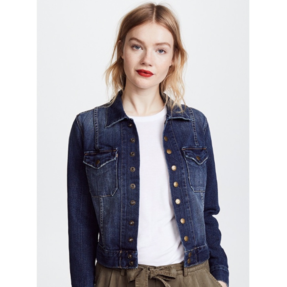 Current/Elliott Snap Denim Jacket